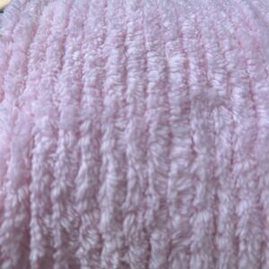 Soft Pink Chenille fabric, perfect for making baby items